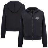 Los Angeles Kings Levelwear Women's Judd Raglan Full-Zip Hoodie - Black | NHL Clearance