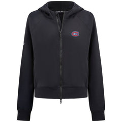 Montreal Canadiens Levelwear Women's Judd Raglan Full-Zip Hoodie - Black | NHL near me