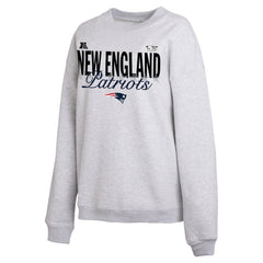 New England Patriots WEAR by Erin Andrews Women's Super Bowl LX Fleece Sweatshirt - Gray - NFL