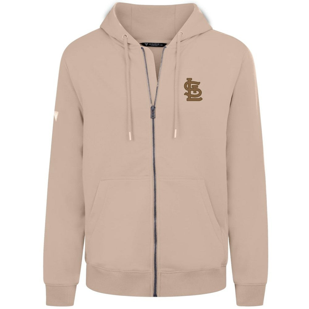St. Louis Cardinals Levelwear Podium Full-Zip Hoodie Outlet