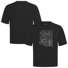 Cincinnati Reds Levelwear Sunrise Luxe Signature Knit T-Shirt Outlet