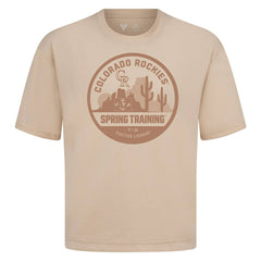 Colorado Rockies Levelwear Spring Training Badge Luxe Signature Knit T-Shirt Sale