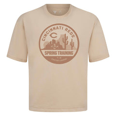 Cincinnati Reds Levelwear Spring Training Badge Luxe Signature Knit T-Shirt Sale