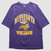 Minnesota Vikings Sport Attack 90s T-shirt - Purple Vintage - Fanatics