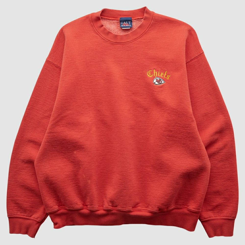 Kansas City Chiefs Galt Sand 90s Pullover Sweatshirt - Red Vintage - Fanatics