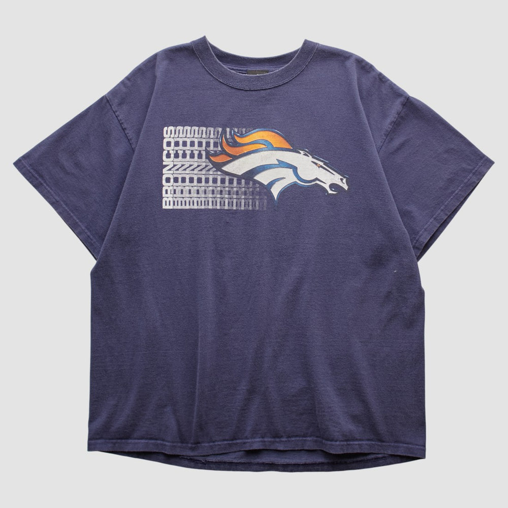 Denver Broncos NFL 2000s T-shirt - Navy Vintage - Fanatics