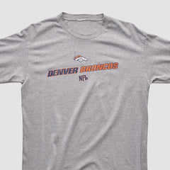 Denver Broncos 2000s Long Sleeve T-shirt - Heather Gray Vintage - Fanatics