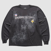 Minnesota Vikings Reebok 2000s Long Sleeve T-shirt - Black Vintage - Fanatics