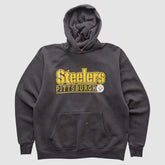 Pittsburgh Steelers NFL 2000s Hooded Pullover Sweatshirt - Charcoal Vintage - Fanatics