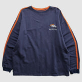 Denver Broncos NFL 2000s Pullover Sweatshirt - Navy Vintage - Fanatics