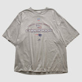 New England Patriots Reebok 2002 T-shirt - Heather Gray Vintage - Fanatics
