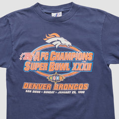 Denver Broncos Logo Athletic 1998 T-shirt - Navy Vintage - Fanatics