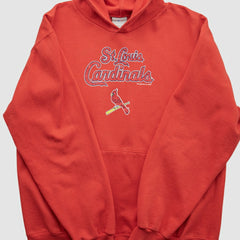St. Louis Cardinals Genuine Merchandise 2000s Hooded Pullover Sweatshirt Outlet