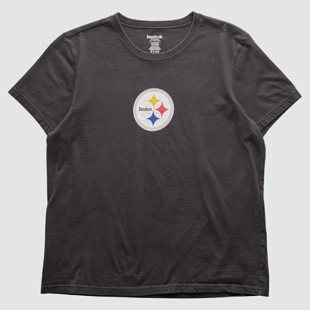 Pittsburgh Steelers Reebok 2000s T-shirt - Black Vintage - Fanatics
