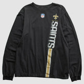New Orleans Saints Reebok 2000s Long Sleeve T-shirt - Black Vintage - Fanatics