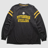 Pittsburgh Steelers 2000s Long Sleeve T-shirt - Black Vintage - Fanatics