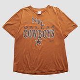 Dallas Cowboys Trench 90s T-shirt - Orange Vintage - Fanatics