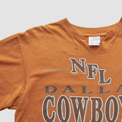 Dallas Cowboys Trench 90s T-shirt - Orange Vintage - Fanatics