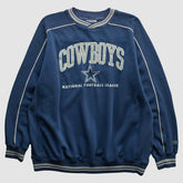 Dallas Cowboys Lee Apparel 90s Pullover Sweatshirt - Navy Vintage - Fanatics