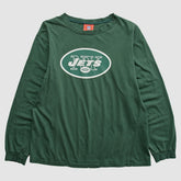 New York Jets NFL 2000s Long Sleeve T-shirt - Green Vintage - Fanatics