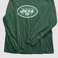 New York Jets NFL 2000s Long Sleeve T-shirt - Green Vintage - Fanatics