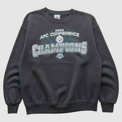 Pittsburgh Steelers NFL 2008 Pullover Sweatshirt - Charcoal Vintage - Fanatics