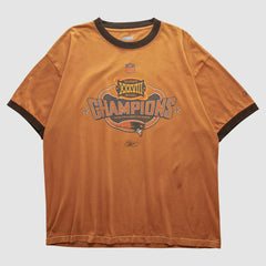 New England Patriots Reebok 2004 T-shirt - Orange Vintage - Fanatics