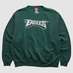 Philadelphia Eagles NFL 2000s Pullover Sweatshirt - Green Vintage - Fanatics