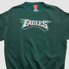 Philadelphia Eagles NFL 2000s Pullover Sweatshirt - Green Vintage - Fanatics