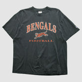 Cincinnati Bengals Champion 2000s T-shirt - Charcoal Vintage - Fanatics