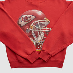 Kansas City Chiefs Lee Apparel 90s Pullover Sweatshirt - Red Vintage - Fanatics