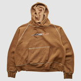 Denver Broncos NFL 2000s Hooded Pullover Sweatshirt - Tan Vintage - Fanatics
