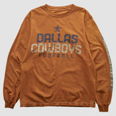 Dallas Cowboys Team Edition Apparel 2000s Long Sleeve T-shirt - Orange Vintage - Fanatics