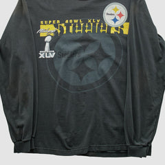 Pittsburgh Steelers NFL 2011 Long Sleeve T-shirt - Charcoal Vintage - Fanatics