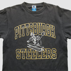 Pittsburgh Steelers Champion 1994 T-shirt - Black Vintage - Fanatics