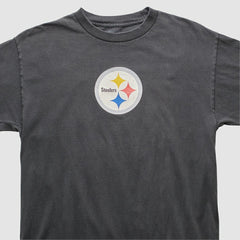 Pittsburgh Steelers Reebok 2000s T-shirt - Charcoal Vintage - Fanatics