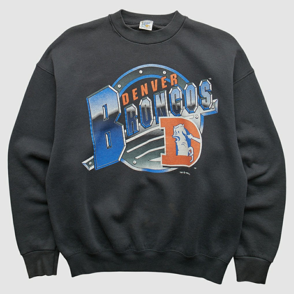 Denver Broncos Fan Sportswear 1994 Pullover Sweatshirt - Black Vintage - Fanatics