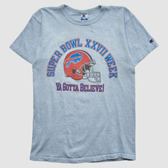 Buffalo Bills Champion 1993 T-shirt - Heather Gray Vintage - Fanatics