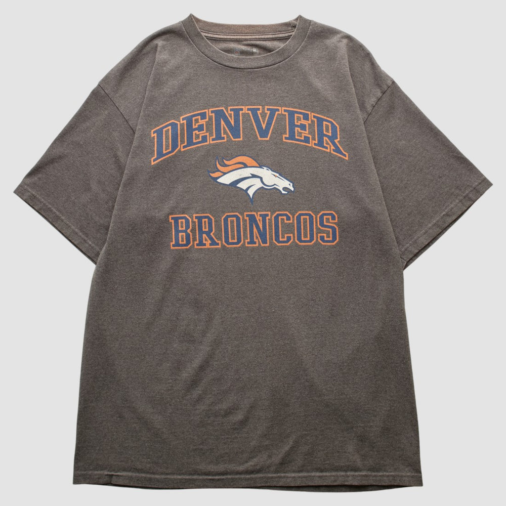 Denver Broncos NFL 2010s T-shirt - Dark Heather Gray Vintage - Fanatics