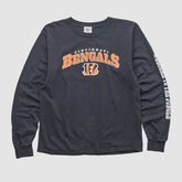 Cincinnati Bengals NFL 2010s Long Sleeve T-shirt - Charcoal Vintage - Fanatics