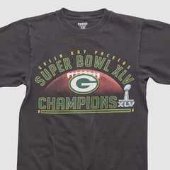 Green Bay Packers Reebok 2011 T-shirt - Black Vintage - Fanatics