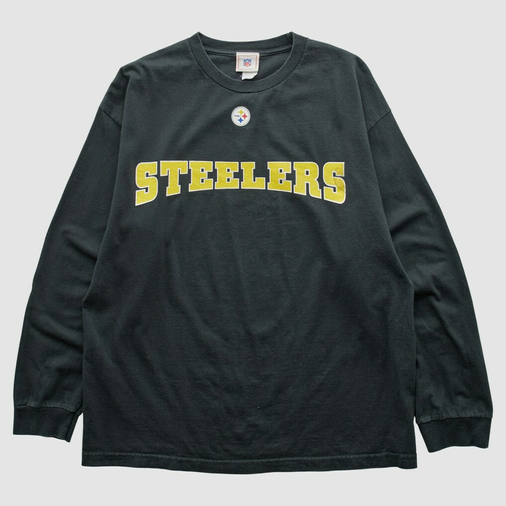 Pittsburgh Steelers NFL 2000s Long Sleeve T-shirt - Black Vintage - Fanatics