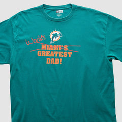 Miami Dolphins NFL 2010s T-shirt - Teal Vintage - Fanatics