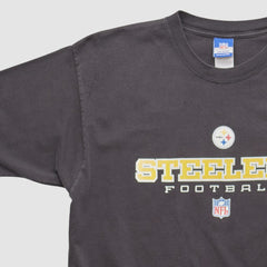 Pittsburgh Steelers Reebok 2000s T-shirt - Black Vintage - Fanatics