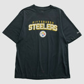 Pittsburgh Steelers Reebok 2000s T-shirt - Black Vintage - Fanatics