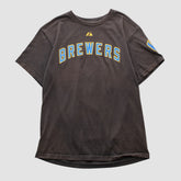 Milwaukee Brewers Majestic 2000s T-shirt Sale