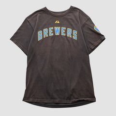 Milwaukee Brewers Majestic 2000s T-shirt Sale