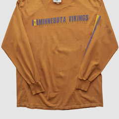 Minnesota Vikings Lee Apparel 2000s Long Sleeve T-shirt - Brown Vintage - Fanatics