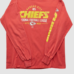 Kansas City Chiefs NFL 2010s Long Sleeve T-shirt - Red Vintage - Fanatics