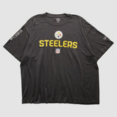 Pittsburgh Steelers Reebok 2000s T-shirt - Black Vintage - Fanatics